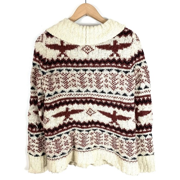 Urban Outfitters BDG Cardigan Fair Isle Medium - Picture 5 of 6